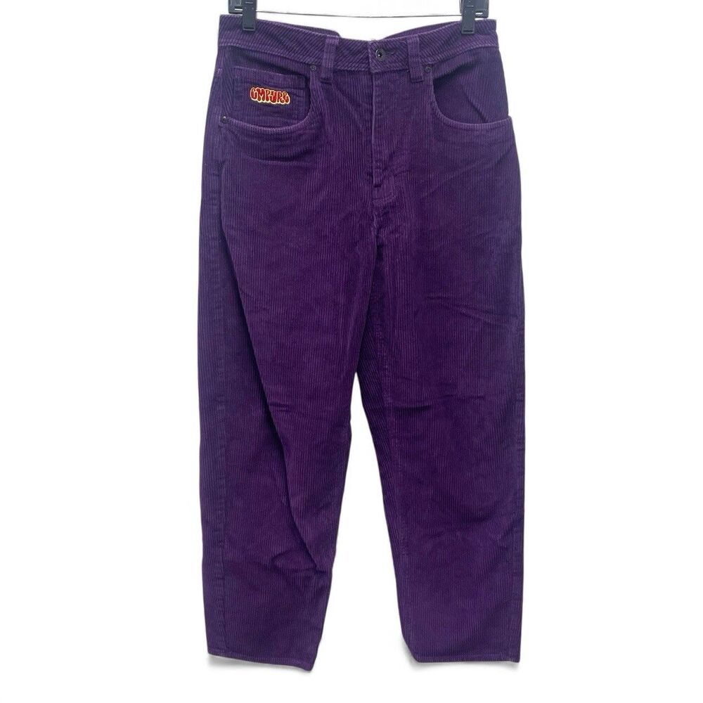 Empyre Size 30 Corduroy Relax Pants Men's Purple Baggy Hipster Grunge Y2K